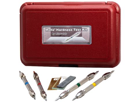 american educational hardness collection with test kit|mohs hardness test.